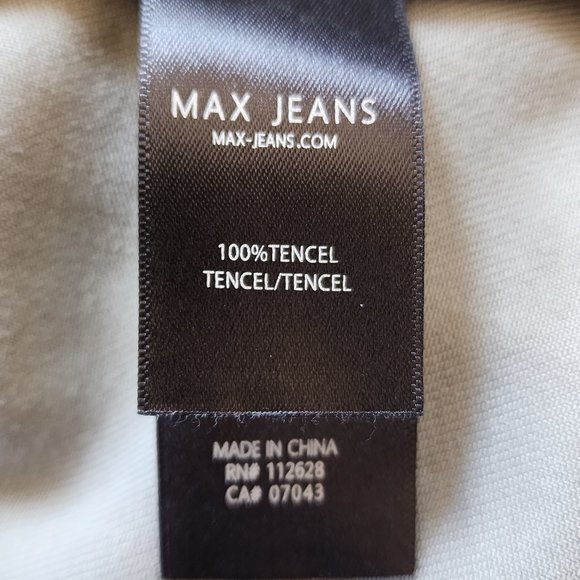 Max Jeans Utility Jacket Military Army Green Super Soft Long Sleeves Size S - Picture 10 of 10